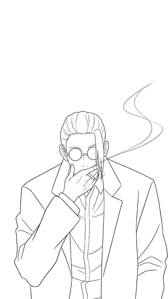 Coloriage Taro Sakamoto Génial