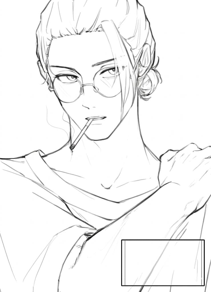 Coloriage Taro Sakamoto gratuit