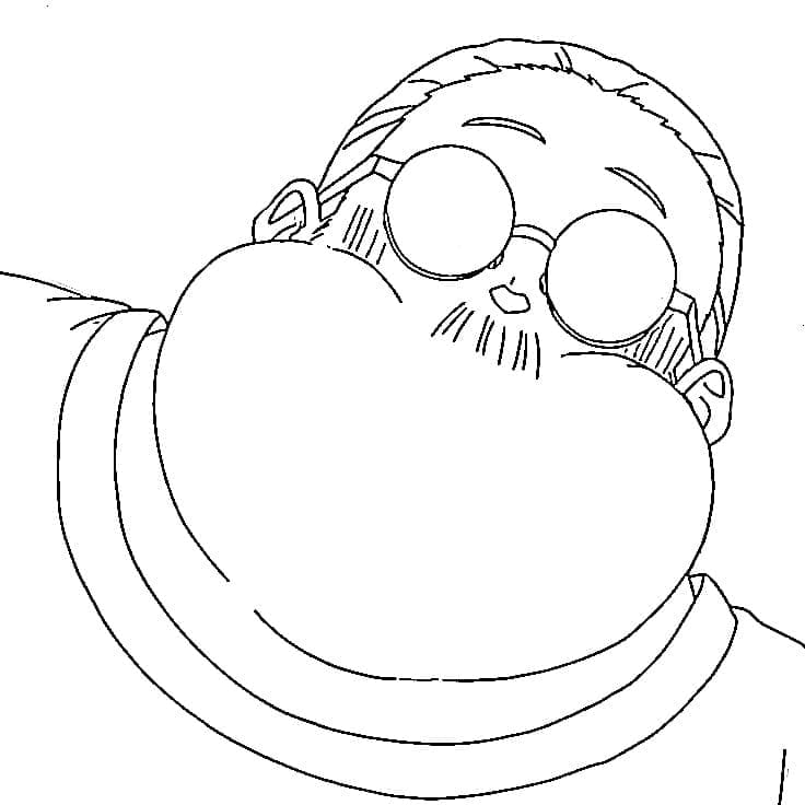 Coloriage Taro Sakamoto Huang