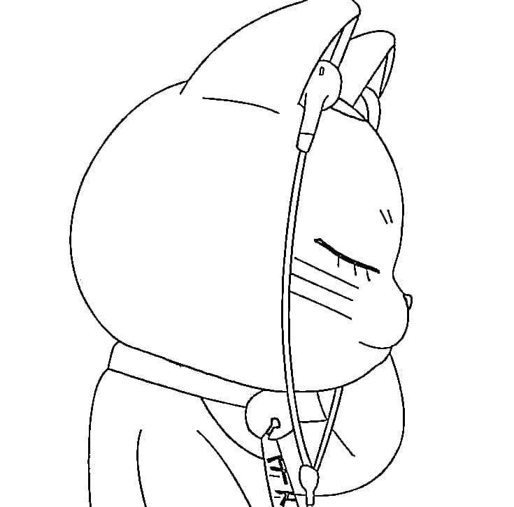 Coloriage Turbo Granny Dandadan