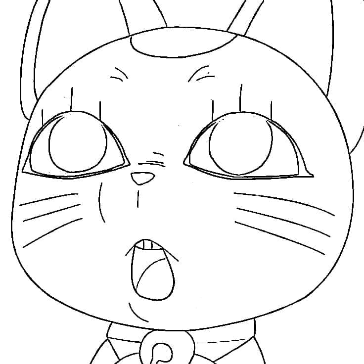 Coloriage Turbo Granny dans Anime Dandadan