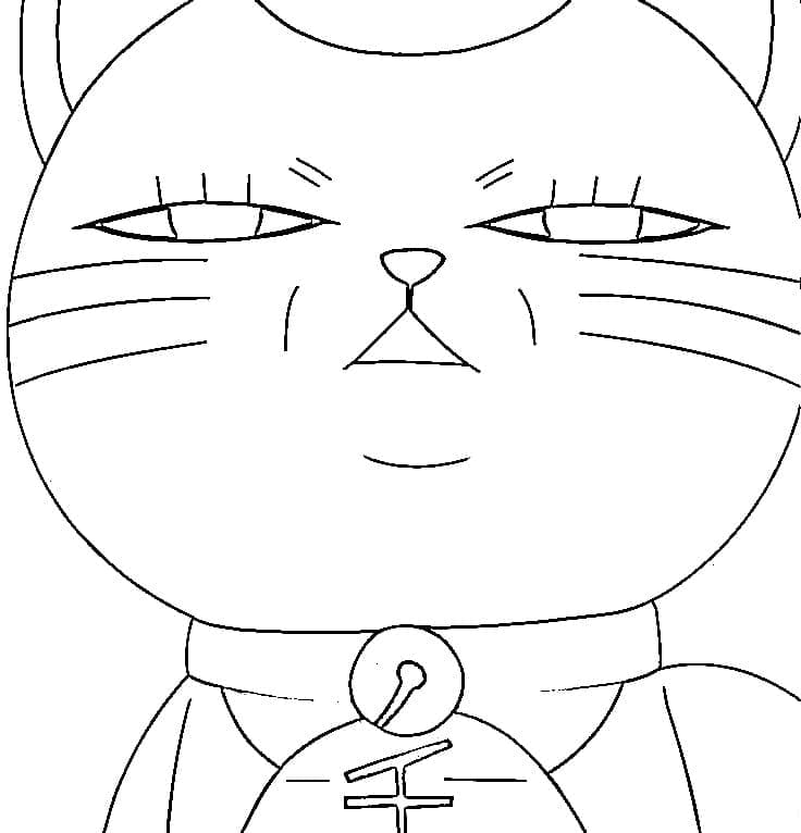 Coloriage Turbo Granny dans Dandadan