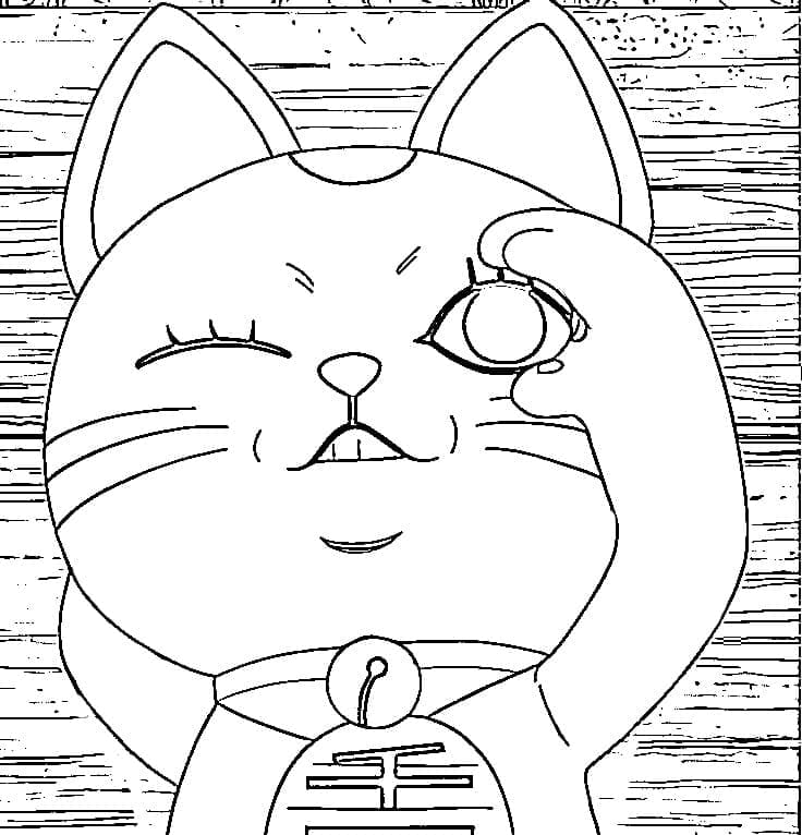 Coloriage Turbo Granny de Dandadan