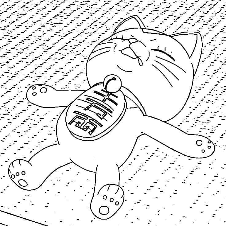 Coloriage Turbo Granny Dormir