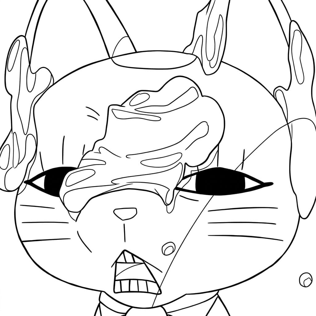 Coloriage Turbo Granny en colère