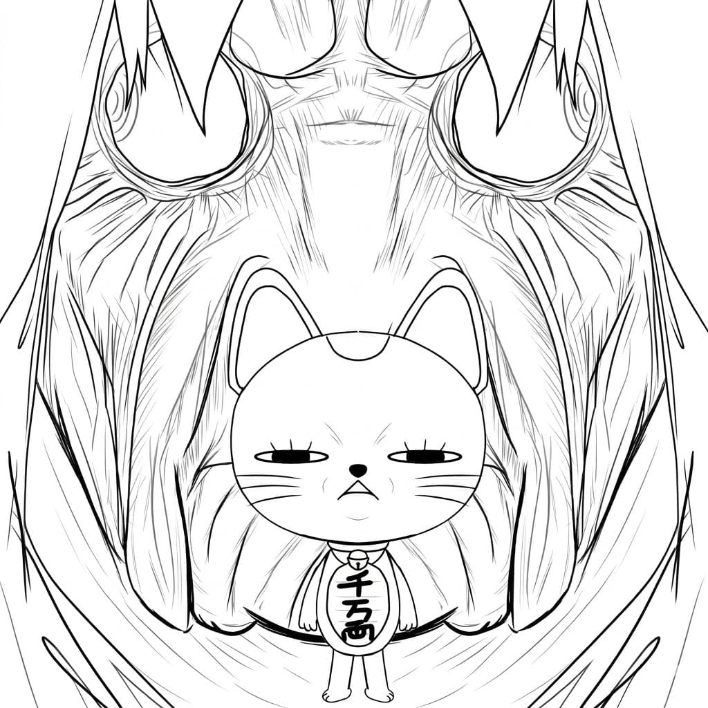 Coloriage Turbo Granny sombre