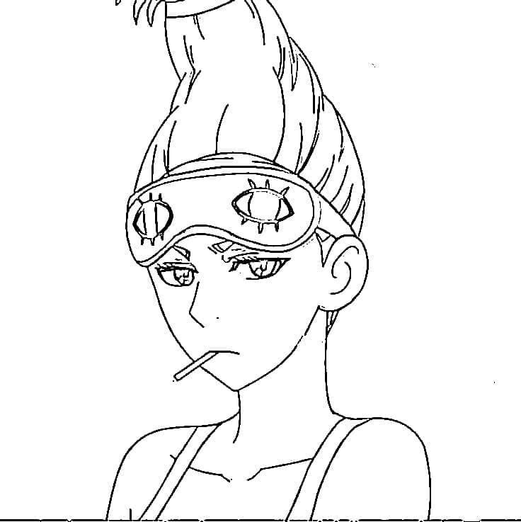 Coloriage Un bon choix pour Seiko Ayase