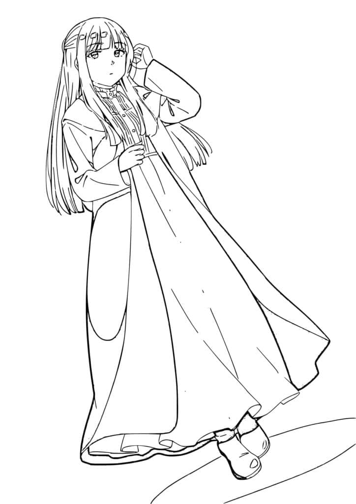 Coloriage Adorable Fern