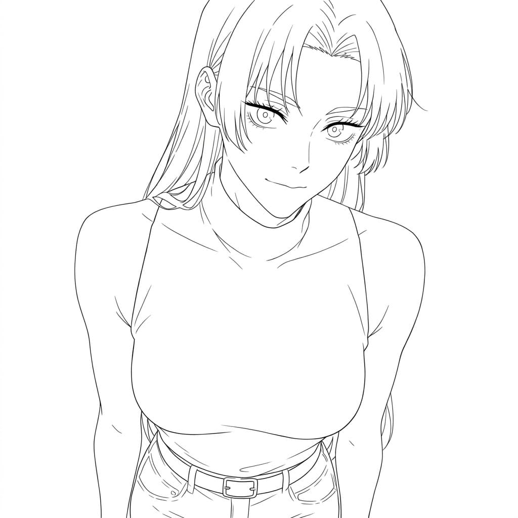 Coloriage Adorable Yuki Tsukumo