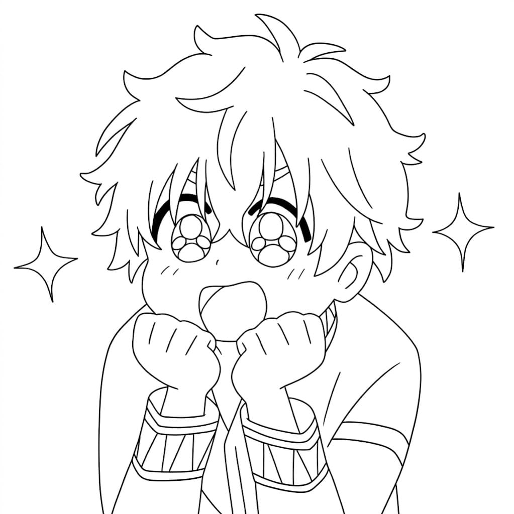 Coloriage Akihiko Nirei admirer