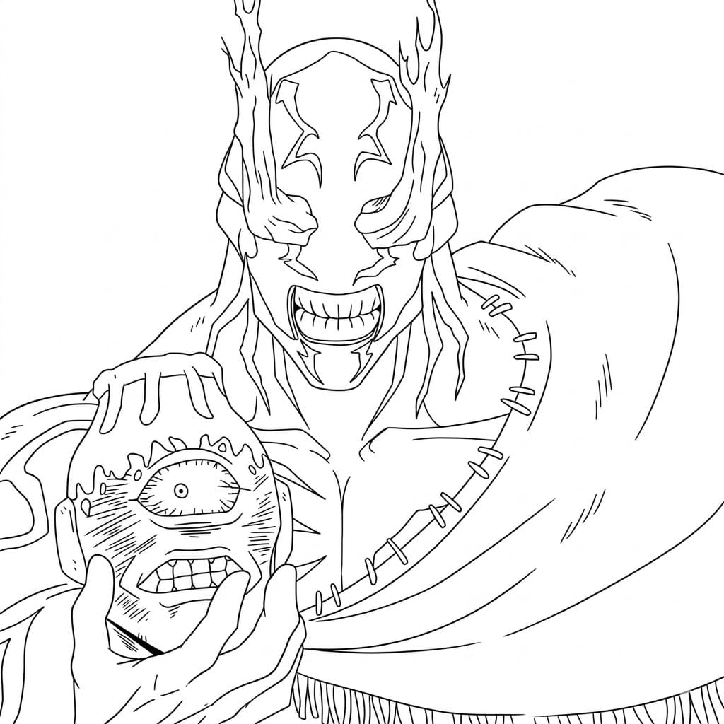 Coloriage Âme de Hanami