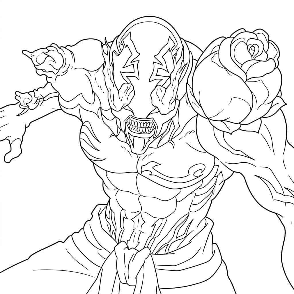 Coloriage Assaut de Hanami