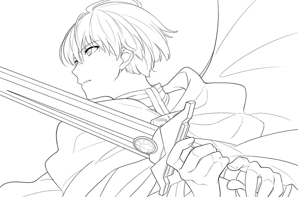 Coloriage Attaque Himmel