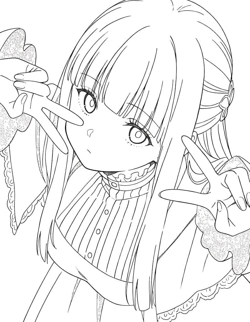 Coloriage Belle Fern