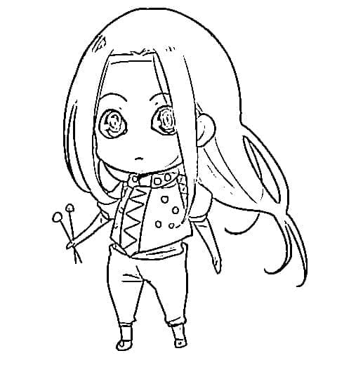 Coloriage Chibi Illumi Zoldyck