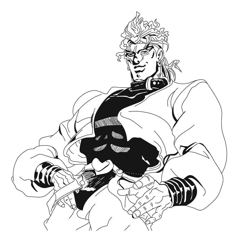 Coloriage Cool Dio Brando