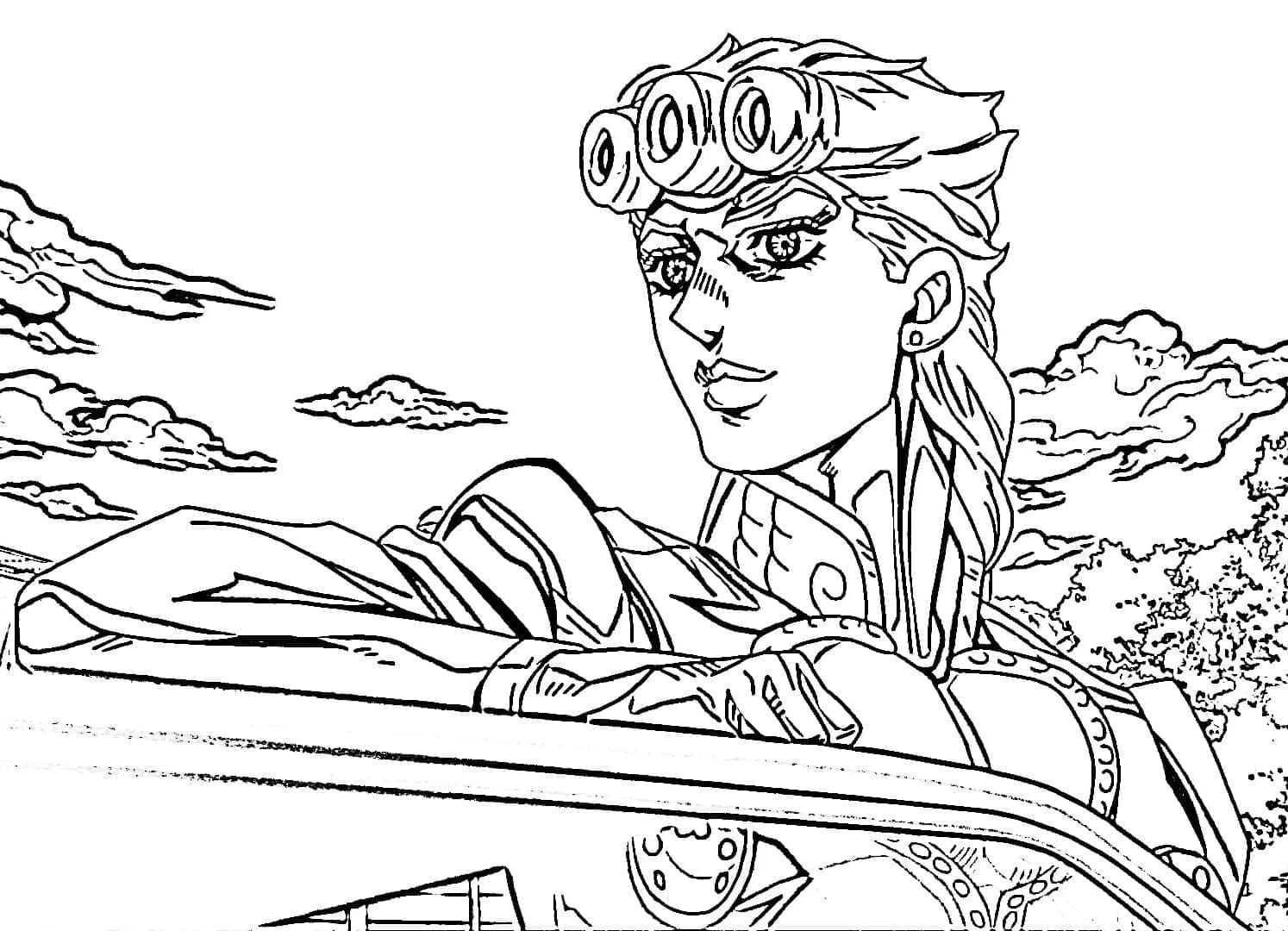 Coloriage Cool Giorno Giovanna