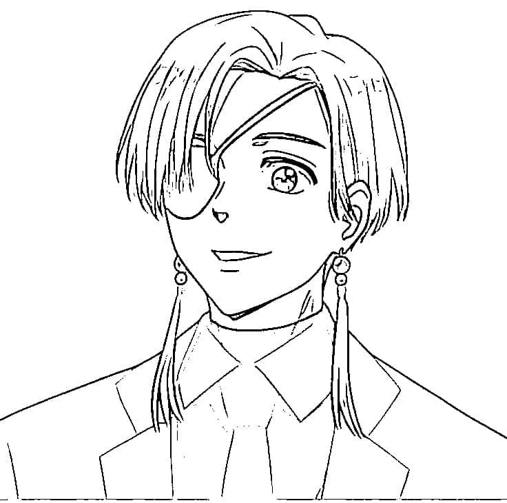 Coloriage Cool Hayato Suō