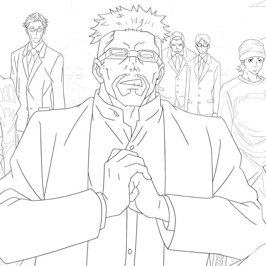 Coloriage Cool Masamichi Yaga