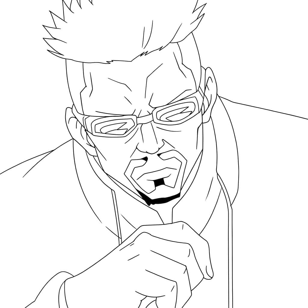 Coloriage Dessiner Masamichi Yaga