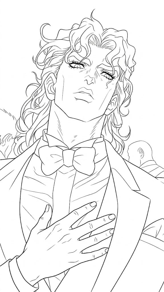 Coloriage Dio Brando beau