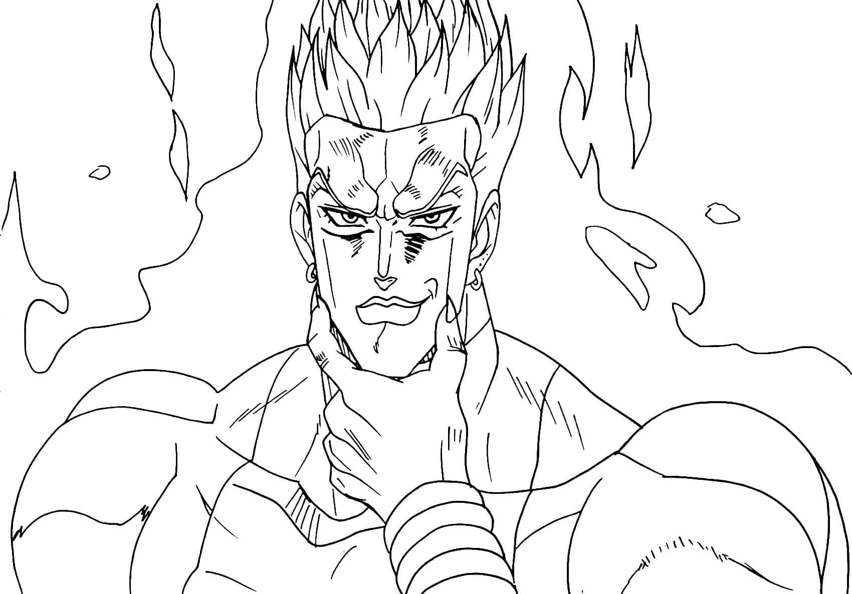 Coloriage Dio Brando génial
