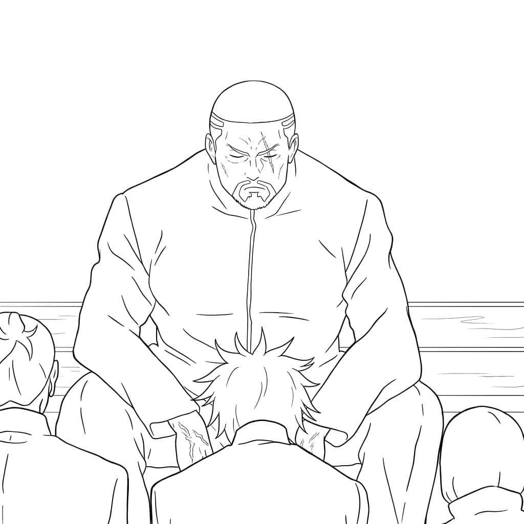 Coloriage Enseigner le Masamichi Yaga