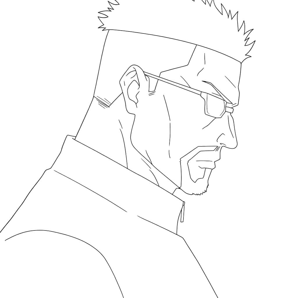 Coloriage Estampe Masamichi Yaga