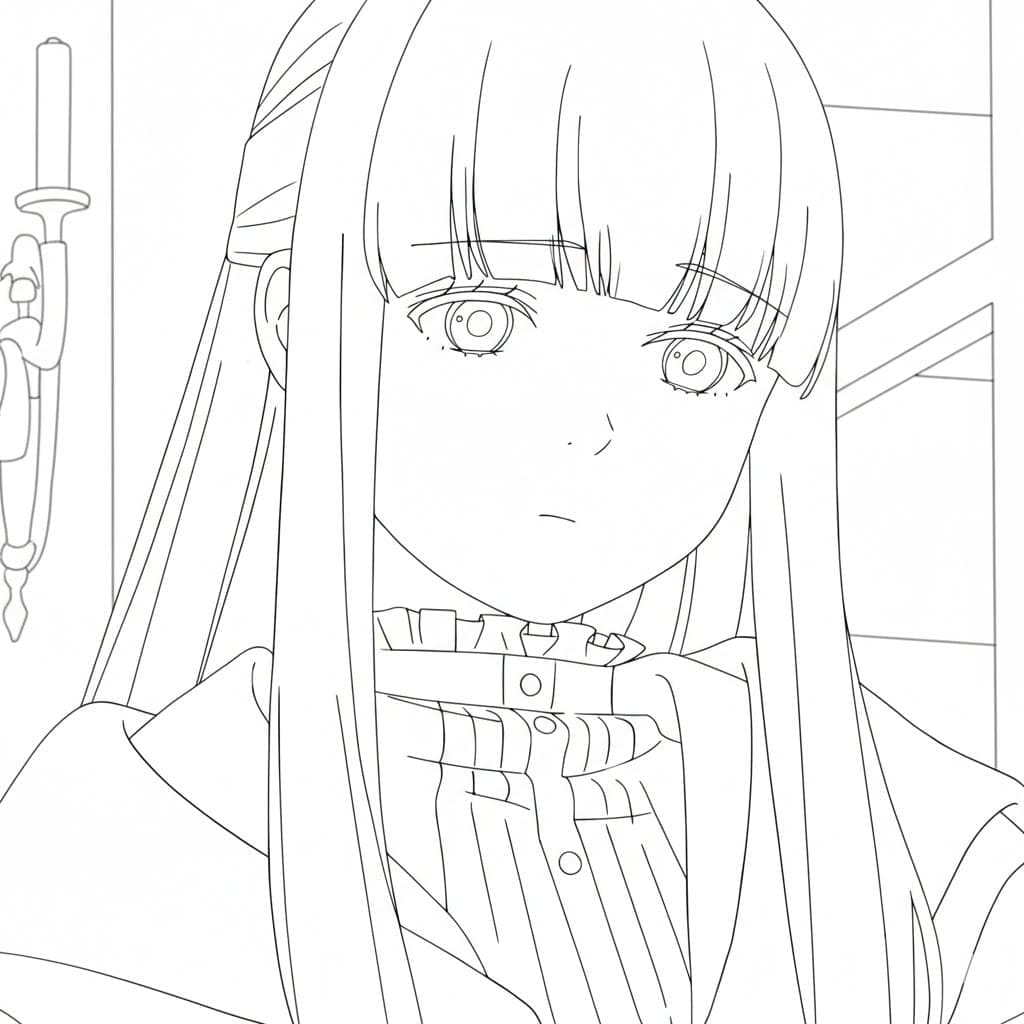 Coloriage Fern de Anime