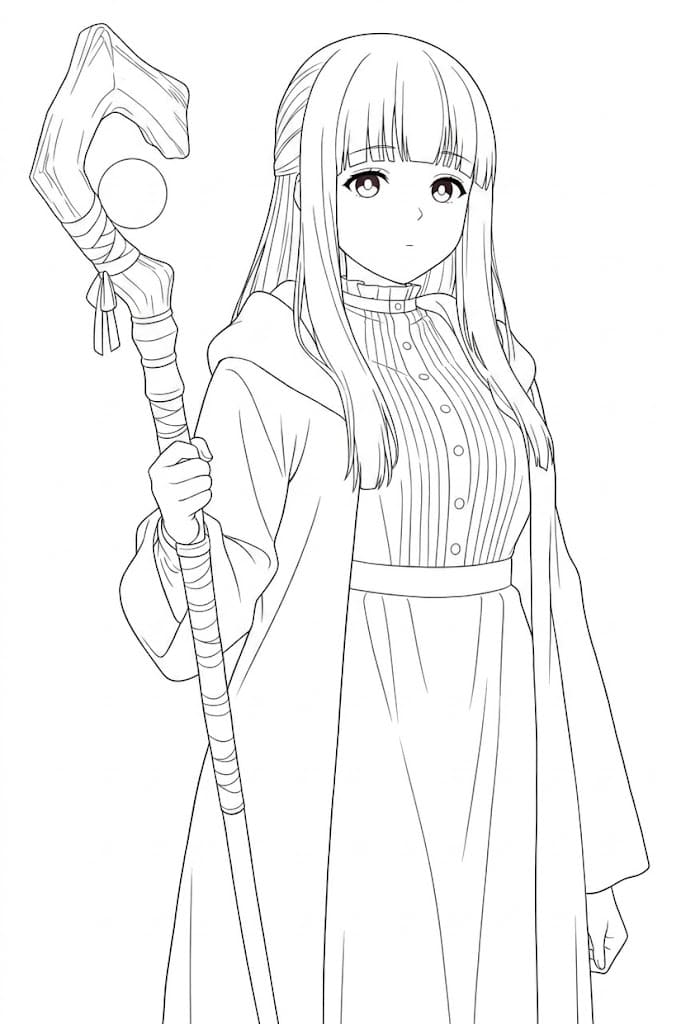 Coloriage Fern Souriant