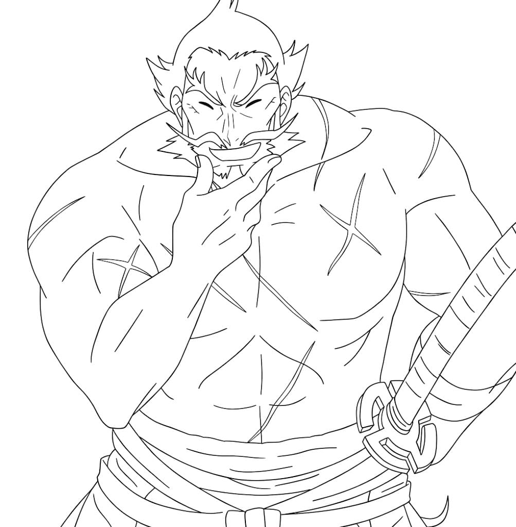 Coloriage Gantetsusai Tamiya cool