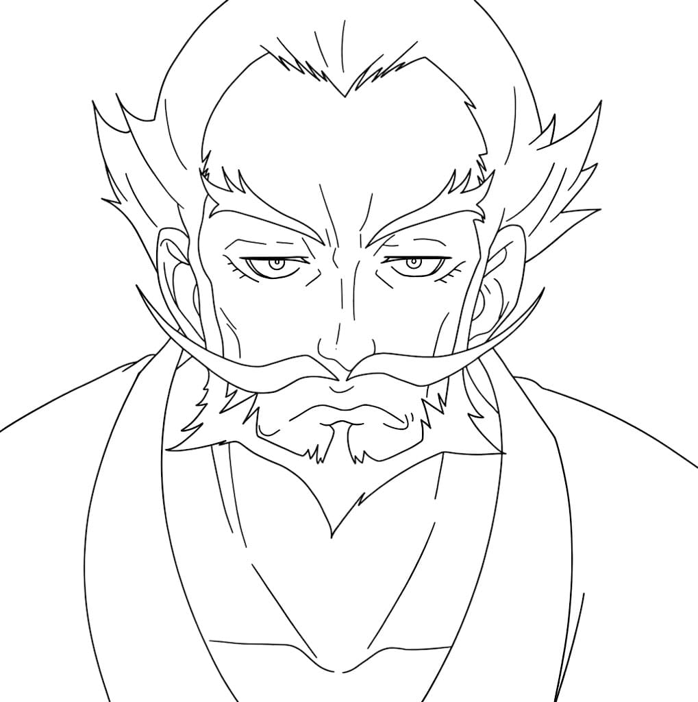 Coloriage Gantetsusai Tamiya ennuyeux