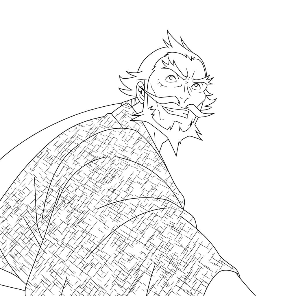 Coloriage Gantetsusai Tamiya incroyable