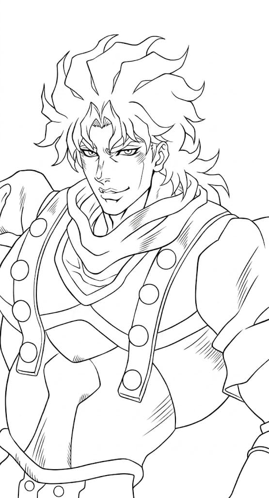 Coloriage Génial Dio Brando