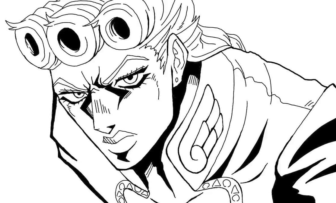 Coloriage Génial Giorno Giovanna