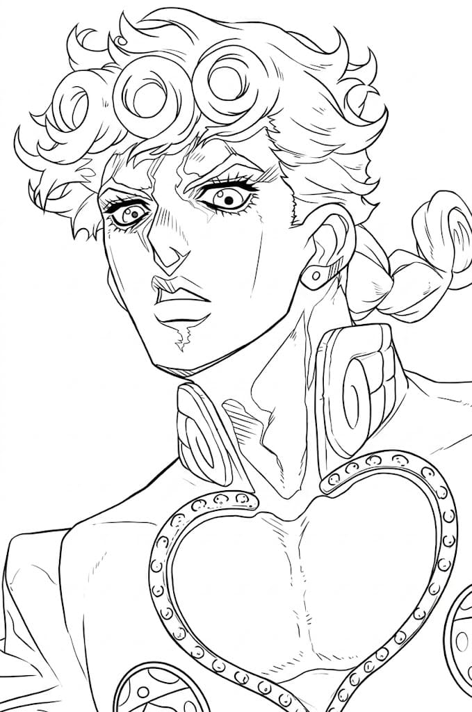 Coloriage Giorno Giovanna beau