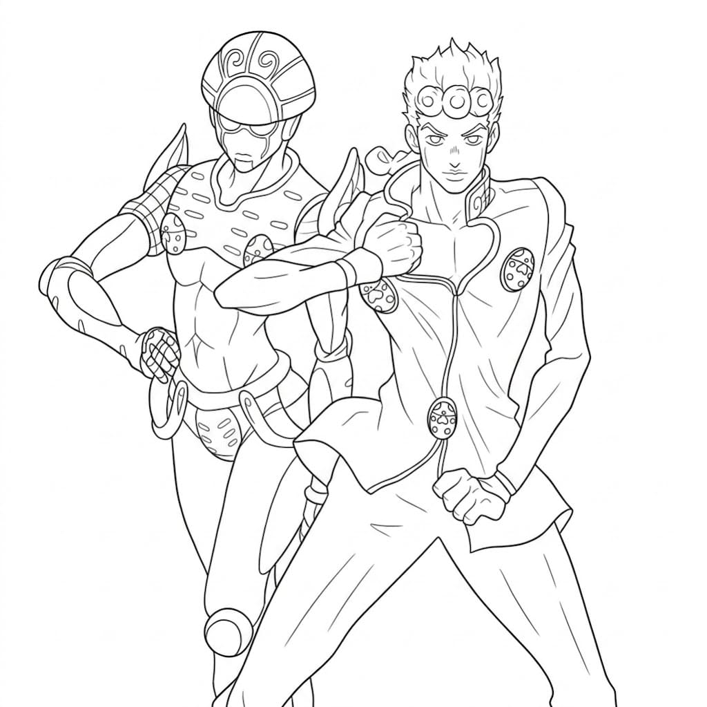 Coloriage Giorno Giovanna drôle