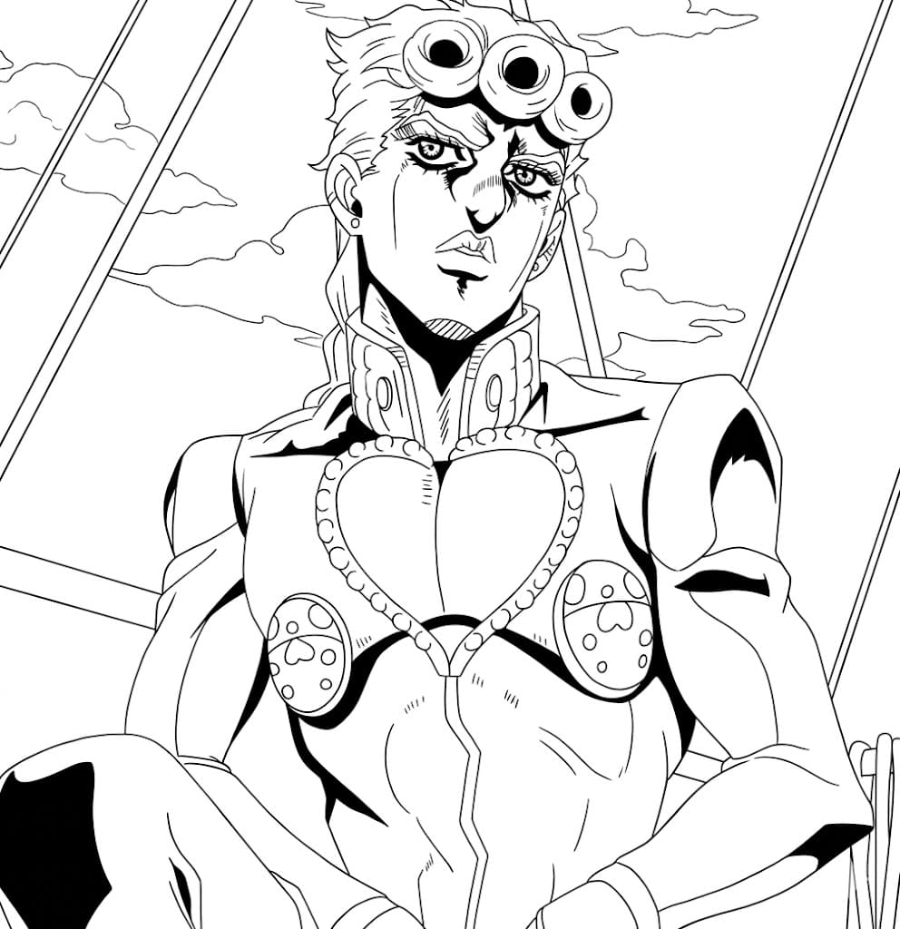 Coloriage Giorno Giovanna gentil