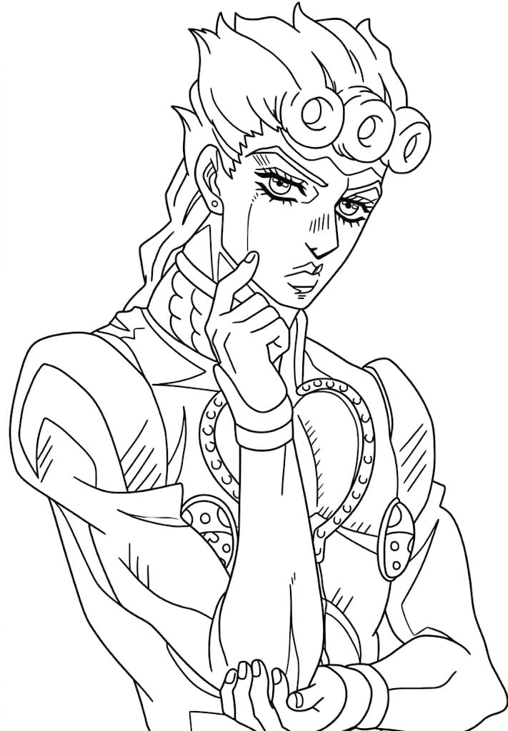 Coloriage Giorno Giovanna, un génie !