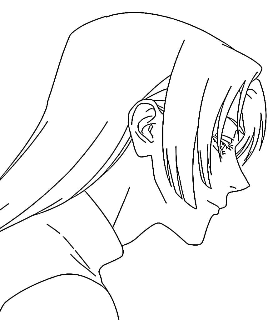 Coloriage Gratuite Yuki Tsukumo Jujutsu Kaisen