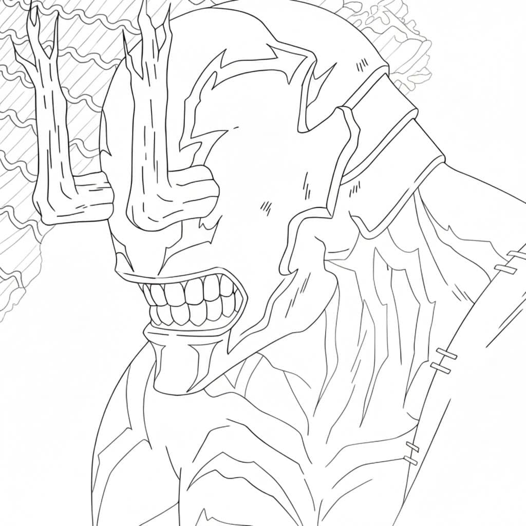 Coloriage Hanami Jujutsu Kaisen