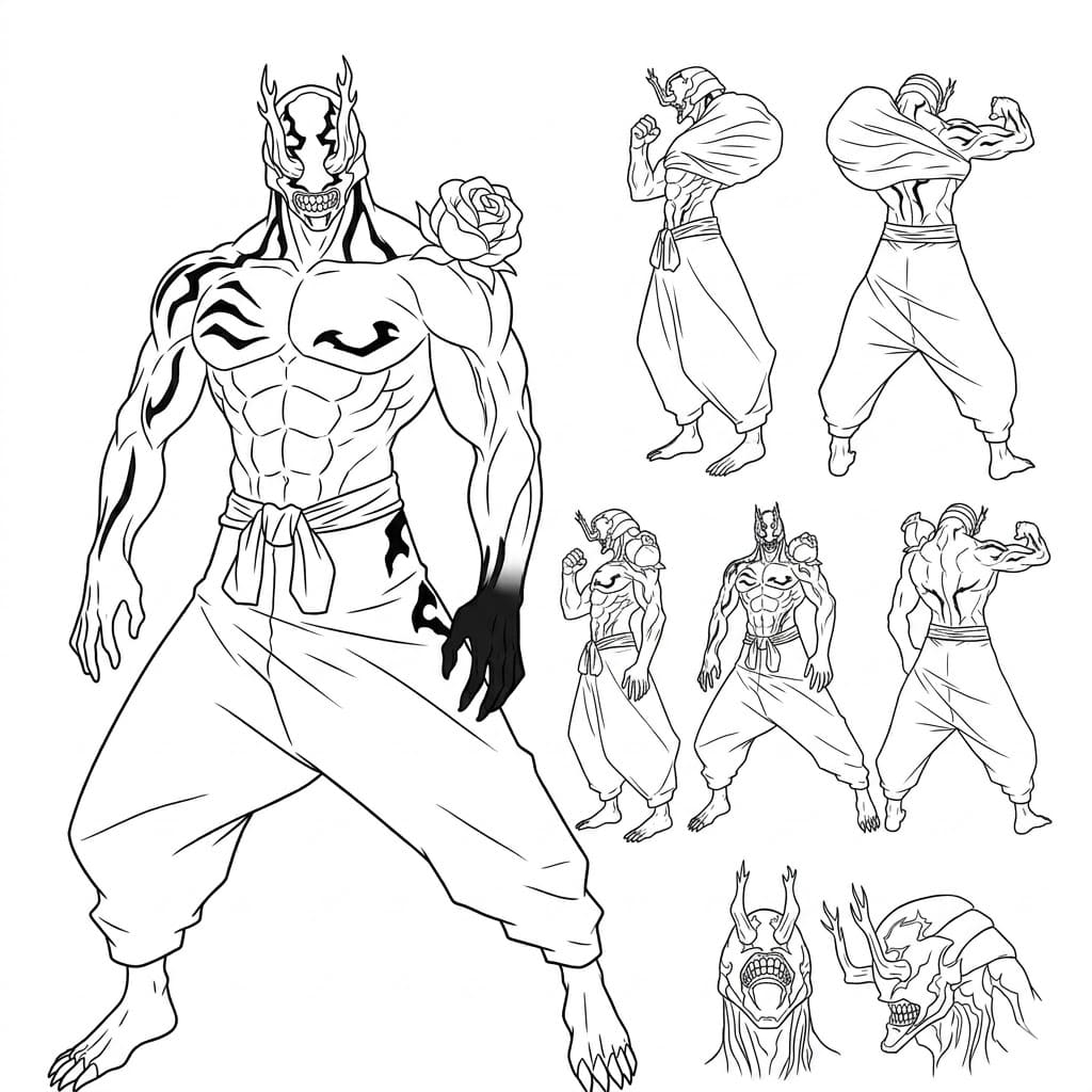 Coloriage Hanami Titan