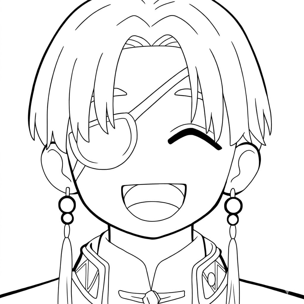 Coloriage Hayato Suō Beauté Fine