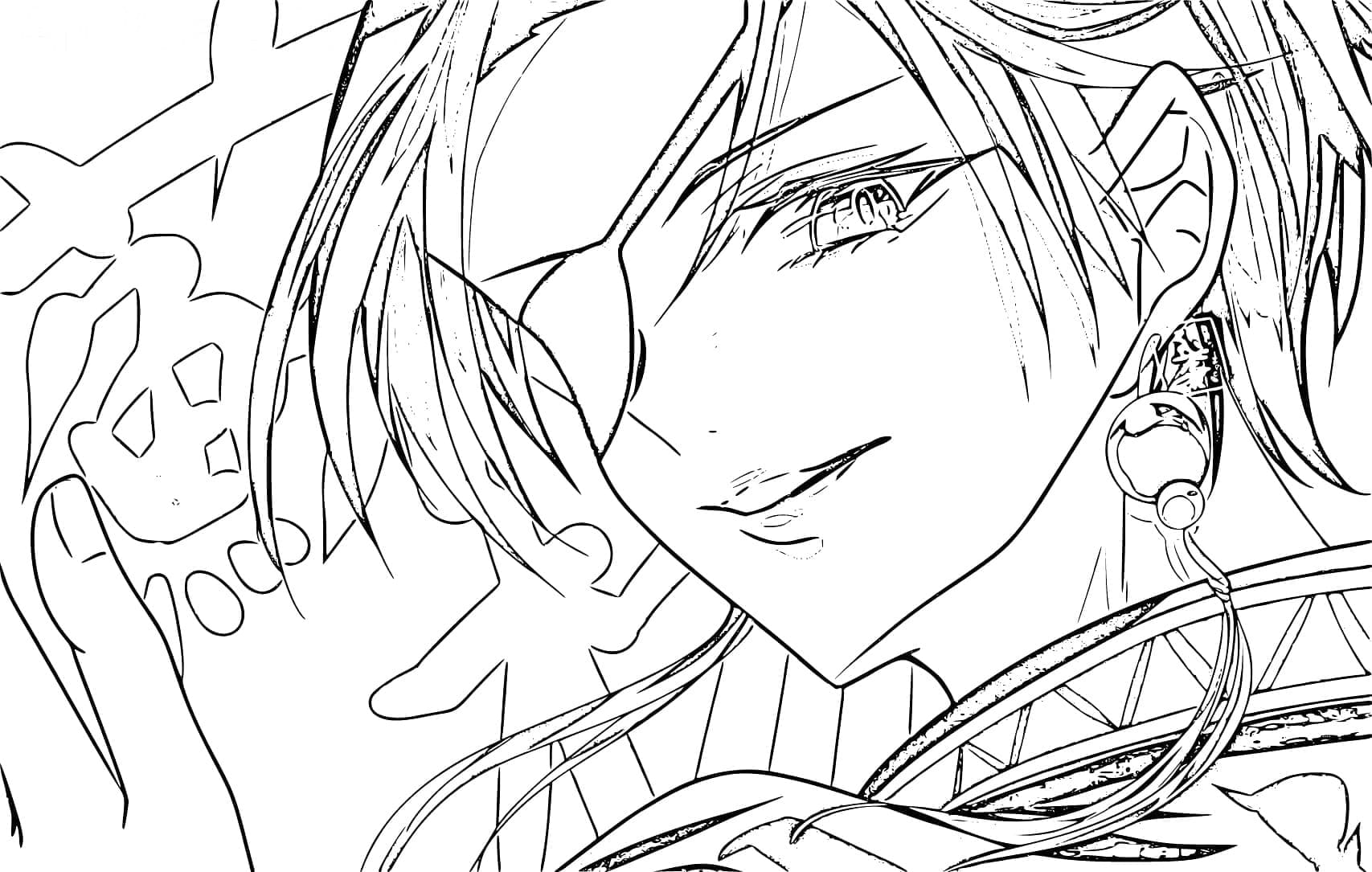 Coloriage Hayato Suō de Anime Wind Breaker