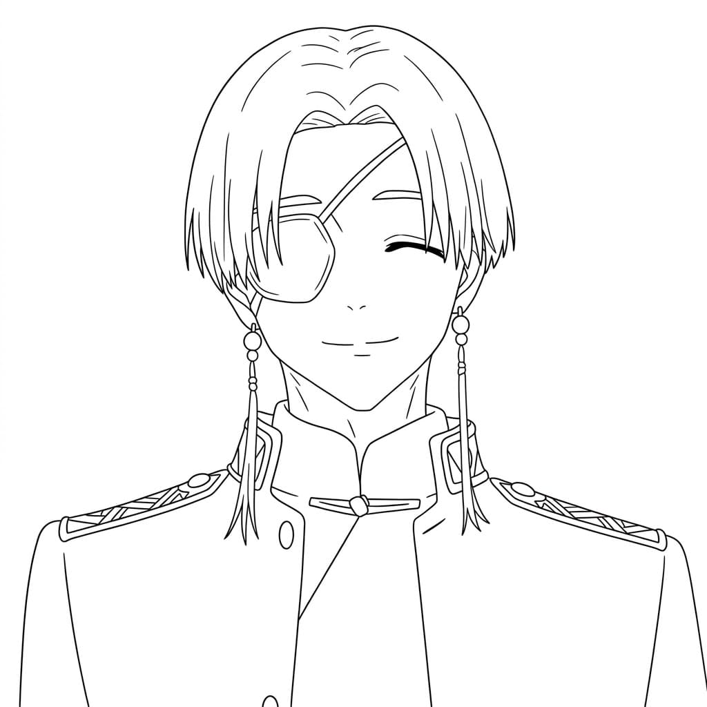 Coloriage Hayato Suō