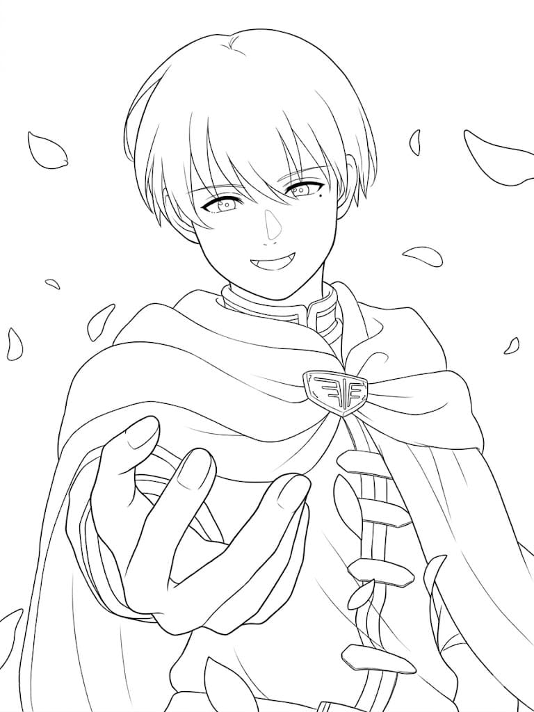 Coloriage Himmel donne de l'argent