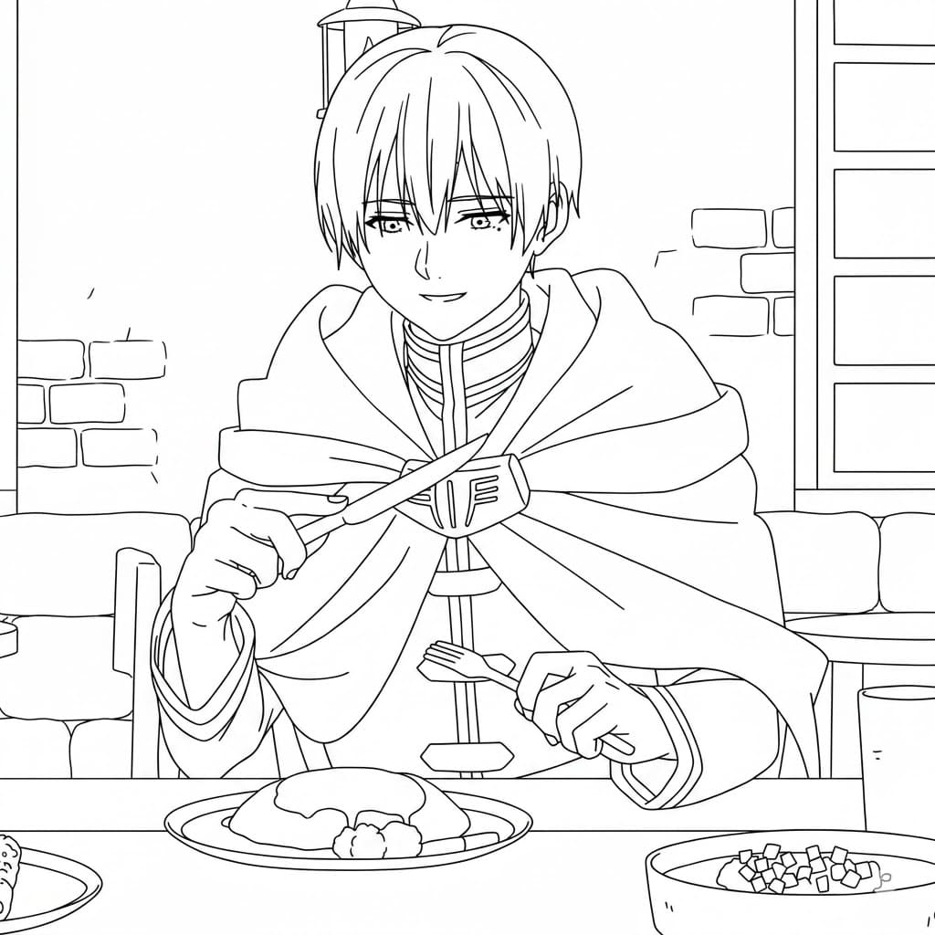 Coloriage Himmel manger