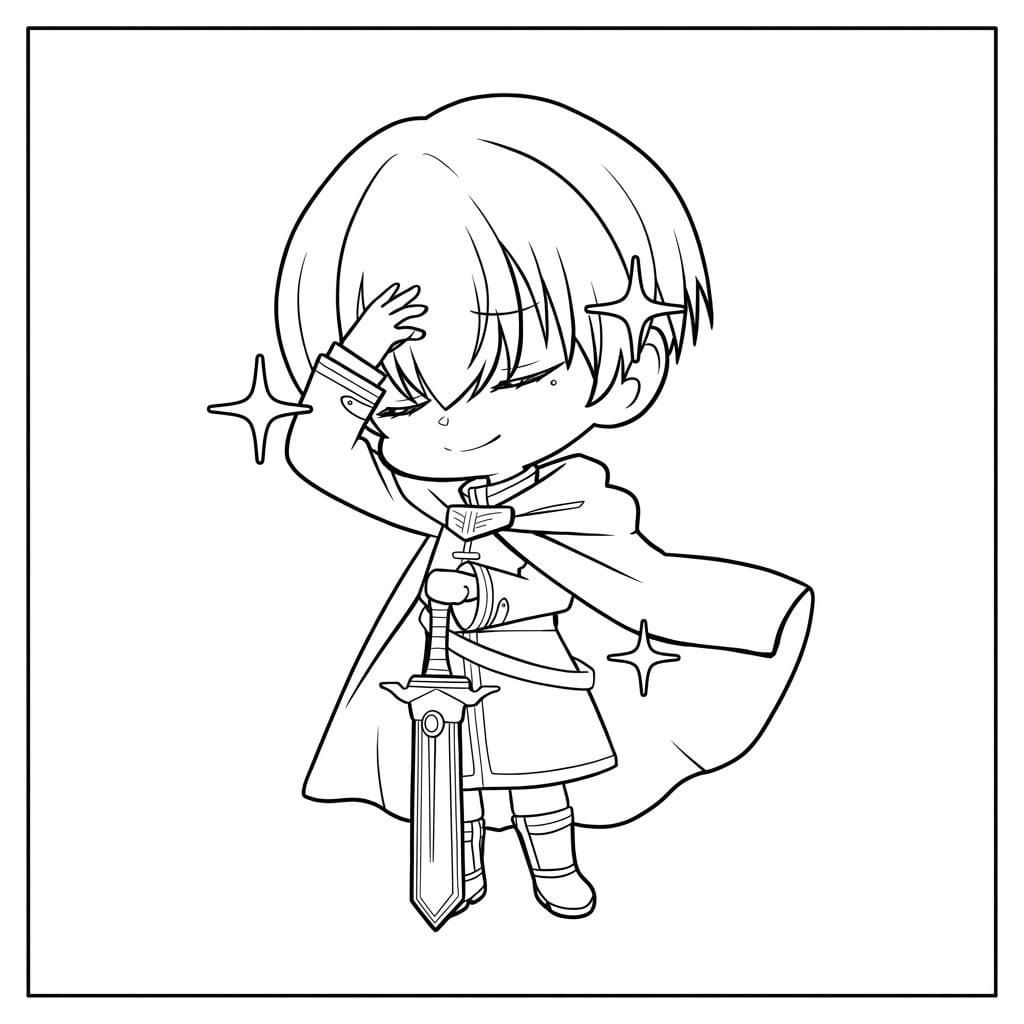 Coloriage Himmel mignon