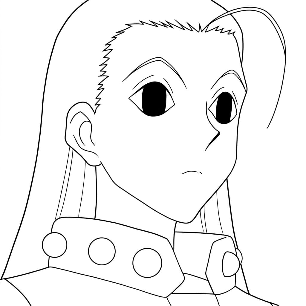 Coloriage Illumi Zoldyck gratuit