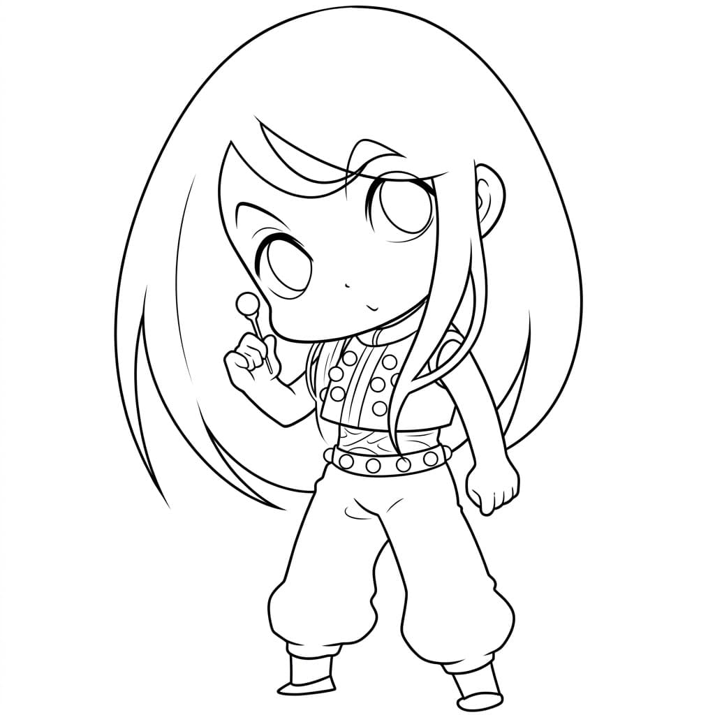 Coloriage Illumi Zoldyck mignon